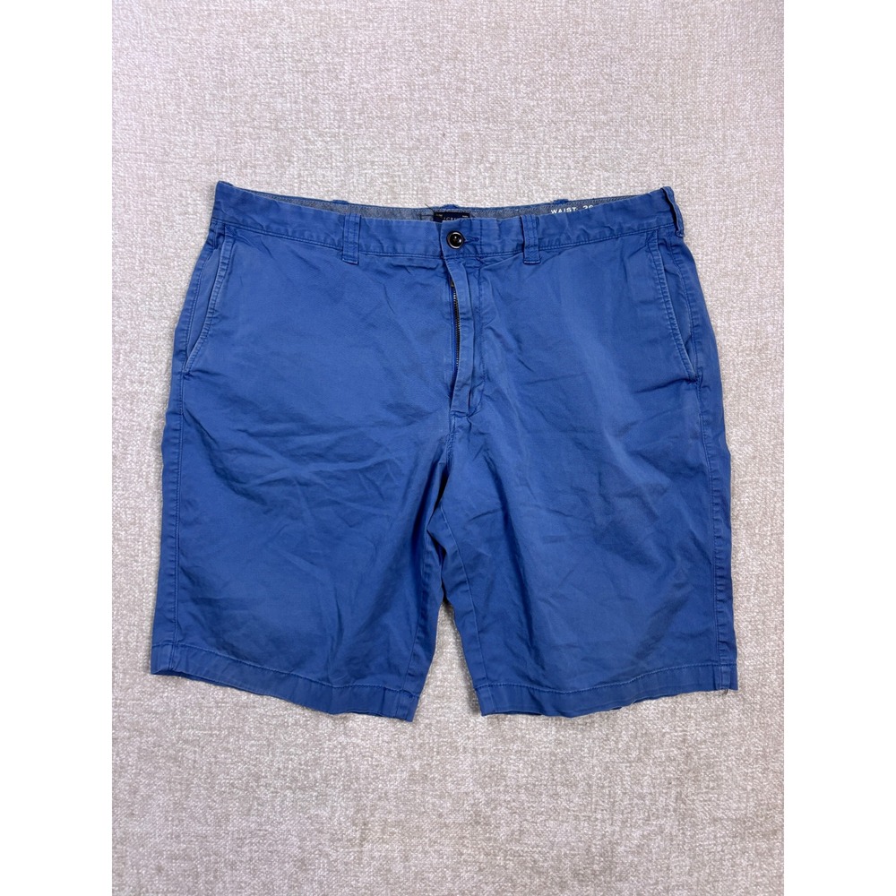 J.Crew Mens Stretch Chino Shorts Blue Size 36 Inseam 10.5 77388